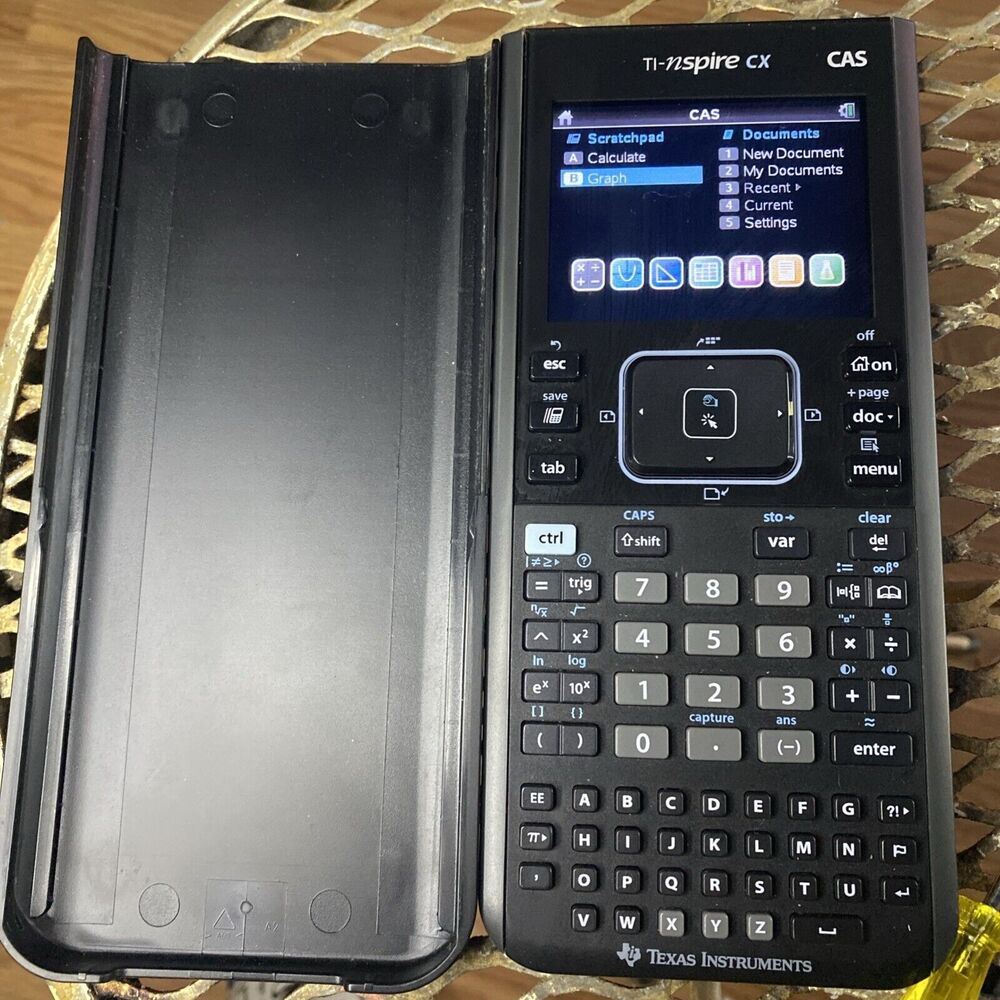 Texas Instruments TI-nspire CX CAS Colour Color Graphing Calculator With Case...